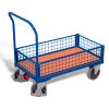 Box trolley with mesh