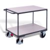 ESD heavy-duty table trolley with 2 load surfaces
