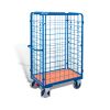 Four-sided parcel trolley, high
