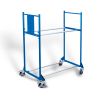 Tyre trolley with 2 levels