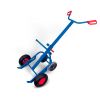 Drum truck with 2 supporting wheels