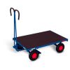 Hand platform trolley without side walls