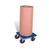Dolly with thermoplastic rubber swivel castors