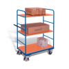 Shelf trolley, high (3 shelves) with dead man's brake