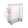 Order-picking trolley, galvanised with additional articles