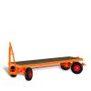 Industrial trailer with 4-axle turnable steering