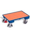 Euro system dolly with EasySTOP and board (10mm edge)
