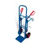 Tubular steel truck with 2 additional support roller