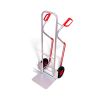 Aluminium truck with folding toe plate