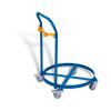 Drum dolly with pushbar