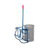Drum dispenser with 4 plastic wheels