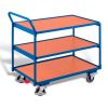 Table trolley with 3 load surfaces