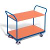 Table trolley with 2 load surfaces