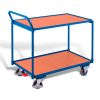 Table trolley with 2 load surfaces