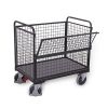 Wire box trolley, RAL 7016