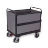 Wooden box trolley, RAL 7016