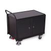 VARIOfit workshop trolley with 1 loading surface, RAL 7016