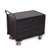 VARIOfit workshop trolley, cabinet and 4 drawers, RAL 7016