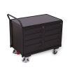 VARIOfit workshop trolley with 8 drawers, RAL 7016