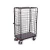 VARIOfit parcel four-wall trolley, high, RAL 7016