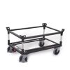VARIOfit pallet chassis with angled frame, PU tires, RAL 7016
