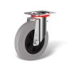 Swivel castor with wheel type WK