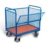 Box trolley with mesh