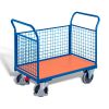 Three-sided trolley with mesh