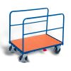 Tubular-support trolley with 2 tubular supports