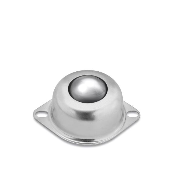 Universal ball transfer units with bottom flange or press fit