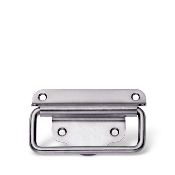 Chest handles, galvanized steel, with round handle