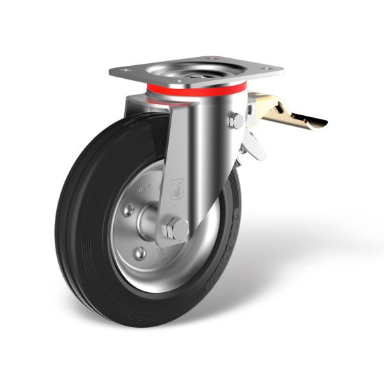 Lenkrollen Feststeller im Vorlauf (FSTR) mit Rad Type GB