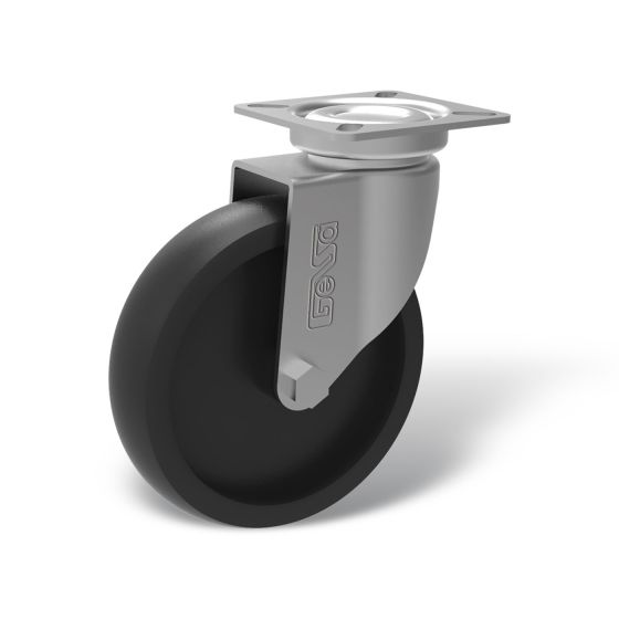 Institutional swivel castors - type AK-LAP