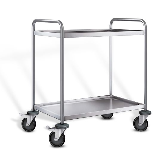 Stainless steel trolley