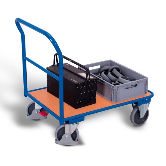 Stahlrohr / Schiebebügelwagen
