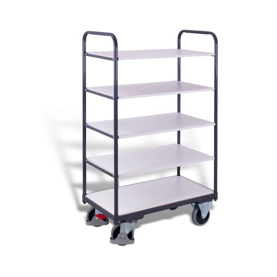 ESD Etagenwagen, hoch mit 5 Ladeflächen