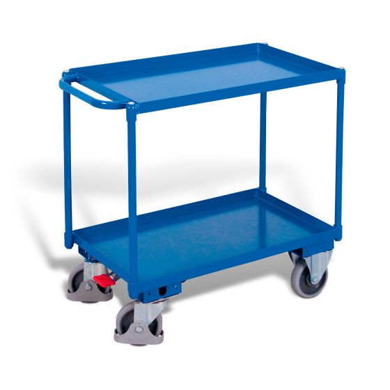 Table trolley with 2 load surfaces