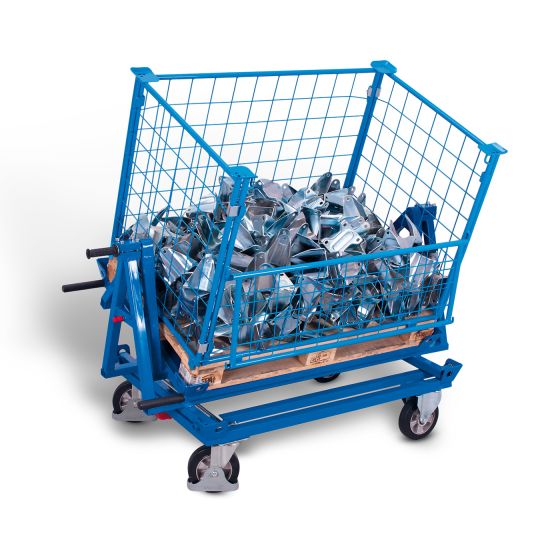 Tipping unit for steel frame dolly