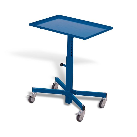 Material stand with hand breaks