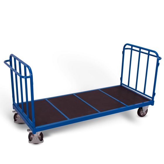Double-end trolley with vertical tubes