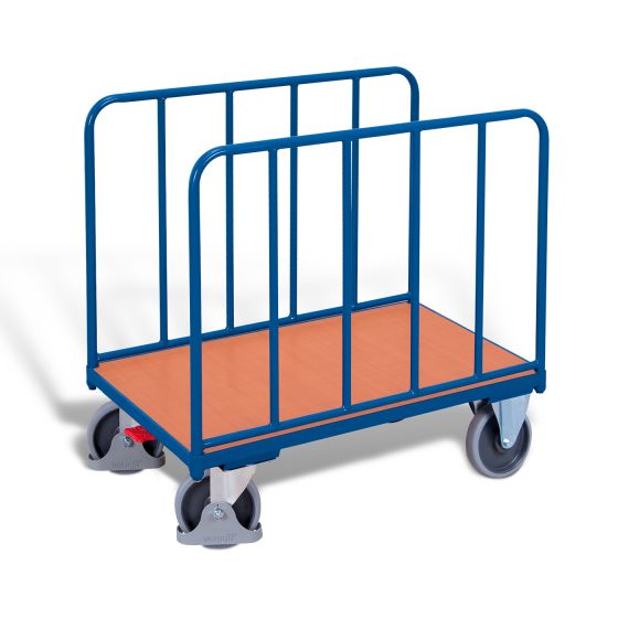 Side-frame trolley with tubular side walls