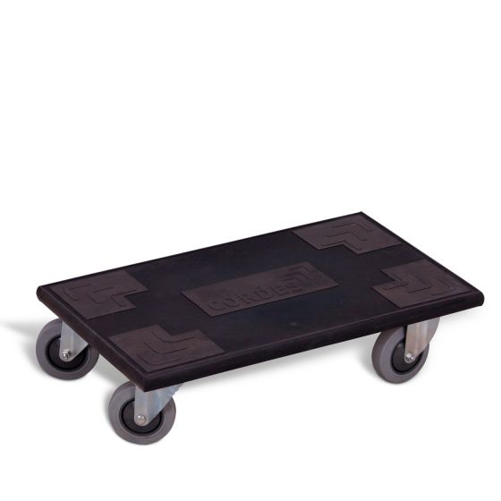 Dolly with thermoplastic rubber swivel castors (Premium)