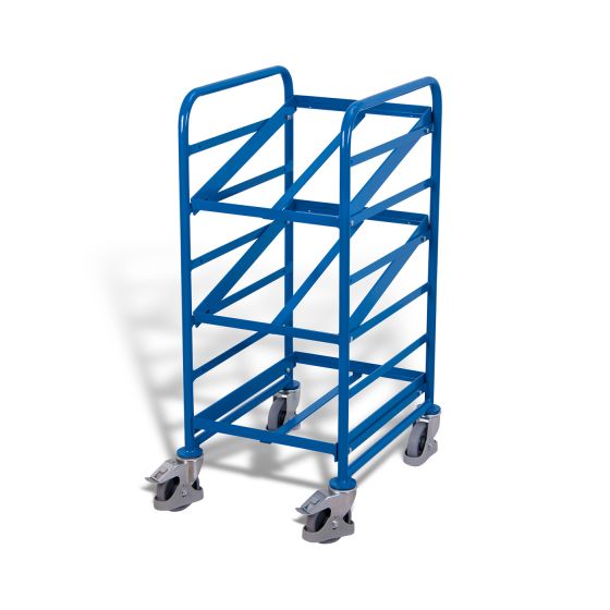 Euro container trolley 3 Etagen open