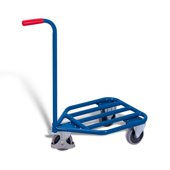 Push-handle dolly with steeltube board