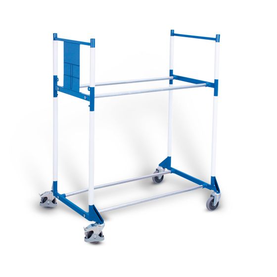 Plastic clips for tyre rack and tyre trolley