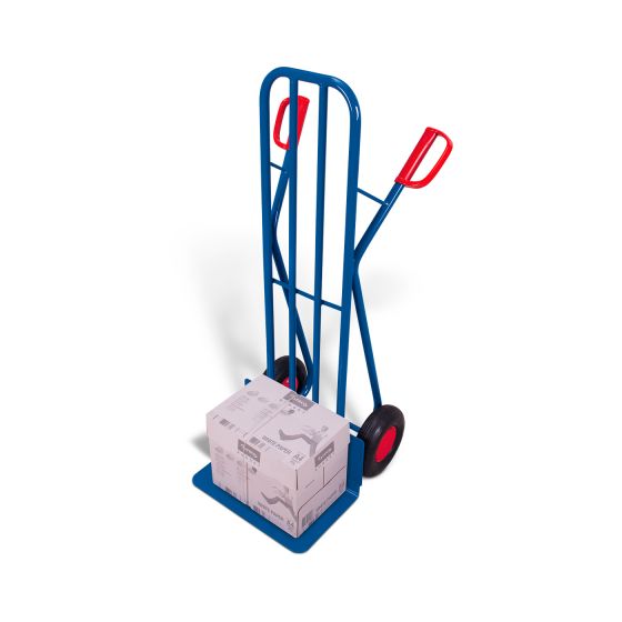 Tubular steel truck with large toe plate