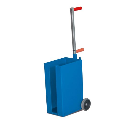 Transport trolley for paper