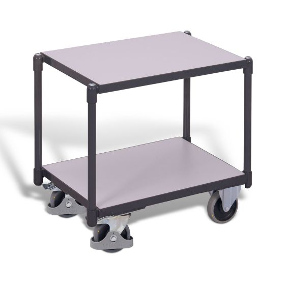 ESD euro system dolly with 2 load surfaces (without edge)