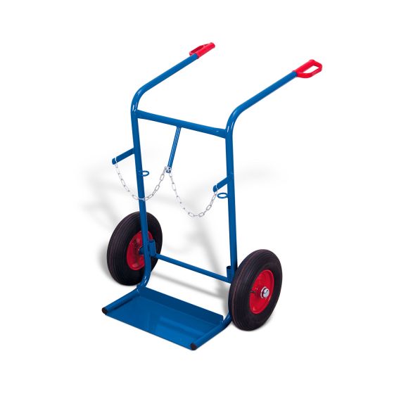 Steel-cylinder truck for 2 steel-cylinders of 40 - 50 ltr. capacity