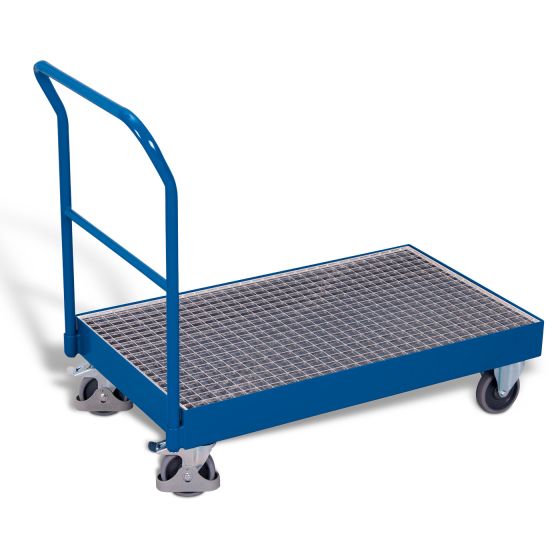 Pushbar trolley with drip tray
